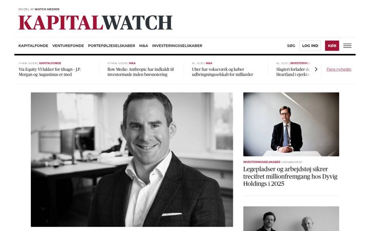 Skærmbillede af kapwatch.dk