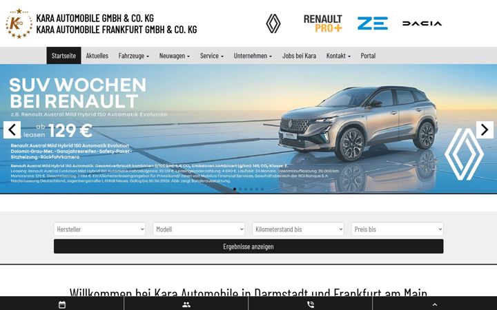 Screenshot of kara-automobile.de