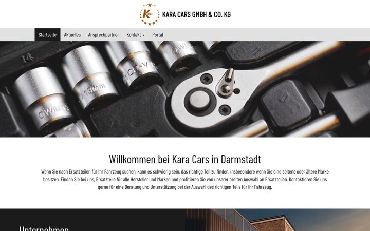 Snímek obrazovky kara-cars.de