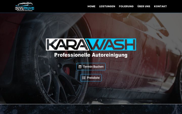 Screenshot of kara-wash.at