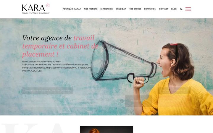Screenshot of kara.fr