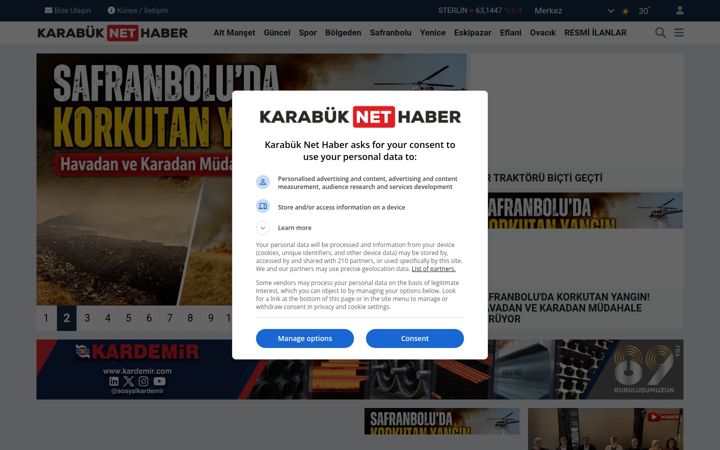 Ekrano kopija karabuknethaber.com