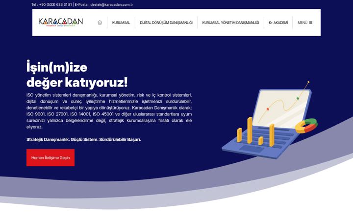 Screenshot of karacadan.com
