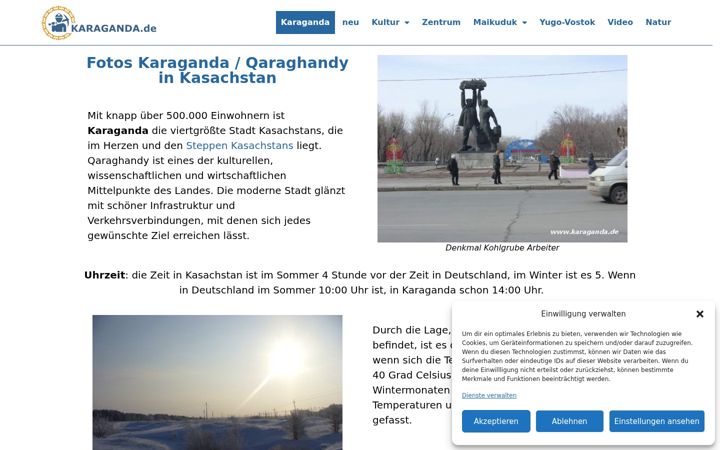 Screenshot of karaganda.de