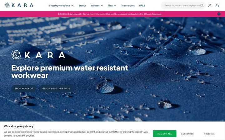 Screenshot of karagroup.co.uk