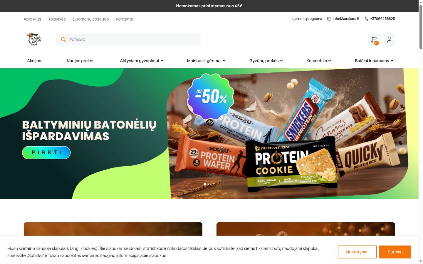 Snímek obrazovky baneru souhlasu zobrazeného před jakoukoli interakcí