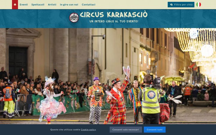 Screenshot of karakascio.com
