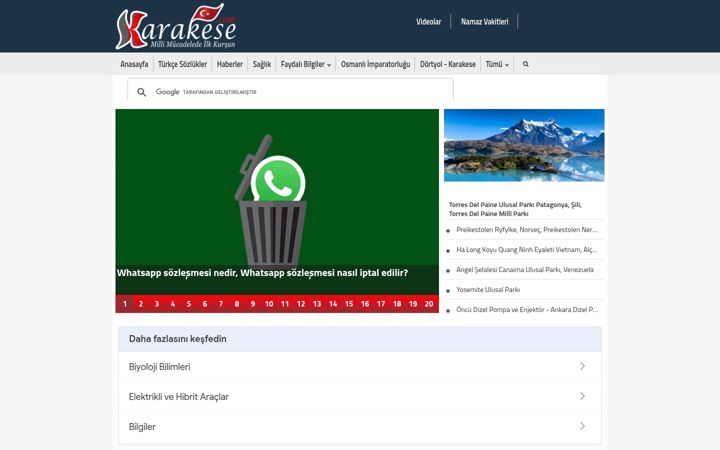 Screenshot of karakese.com