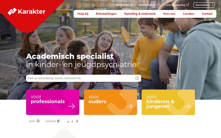 Kuvakaappaus sivustosta karakter.com