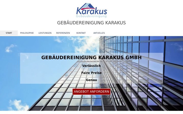 Screenshot of karakus-clean.de