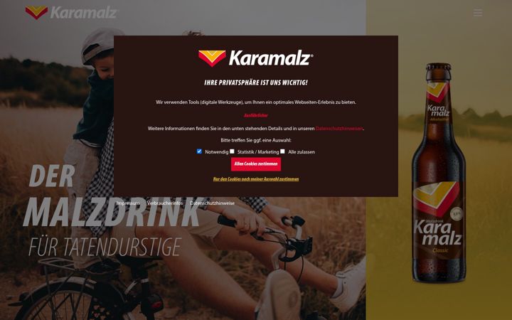 Screenshot of karamalz.de