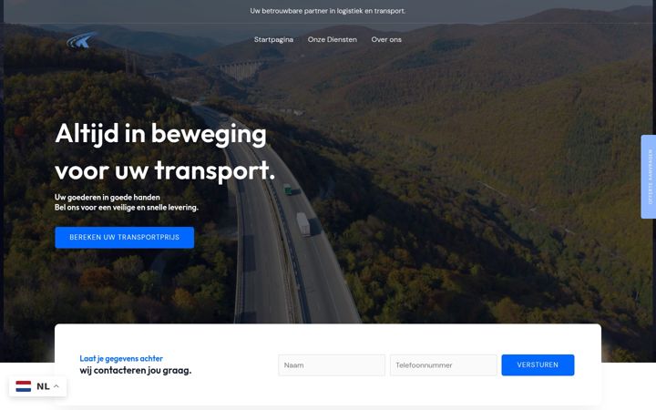 Snímek obrazovky karan-logistics.com