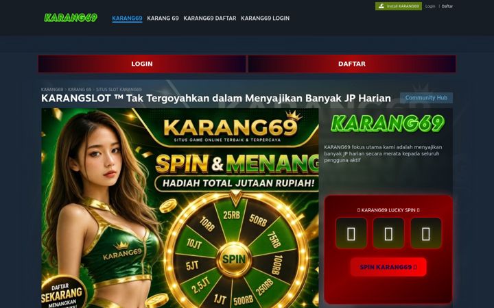 Screenshot of karang69.net