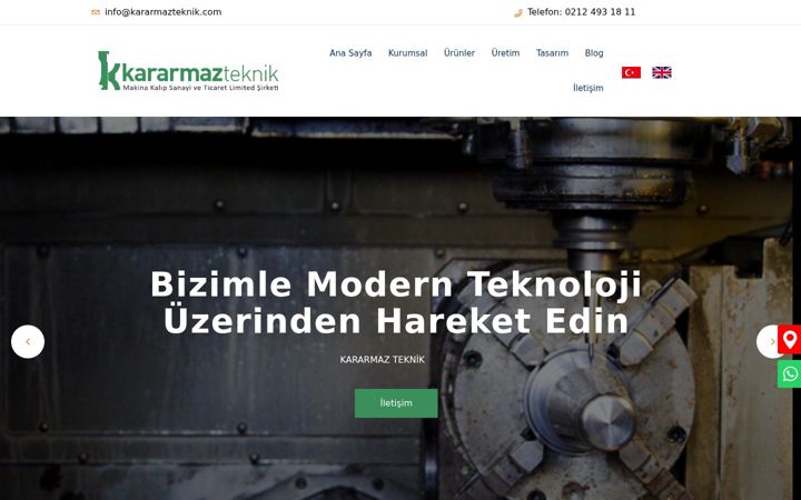 Snímek obrazovky kararmazteknik.com