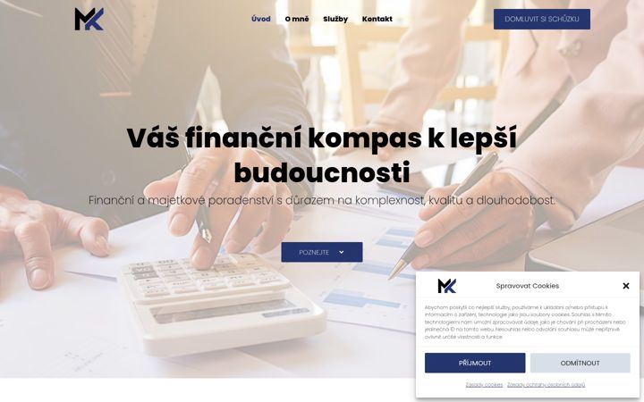 Screenshot of karasek.finance