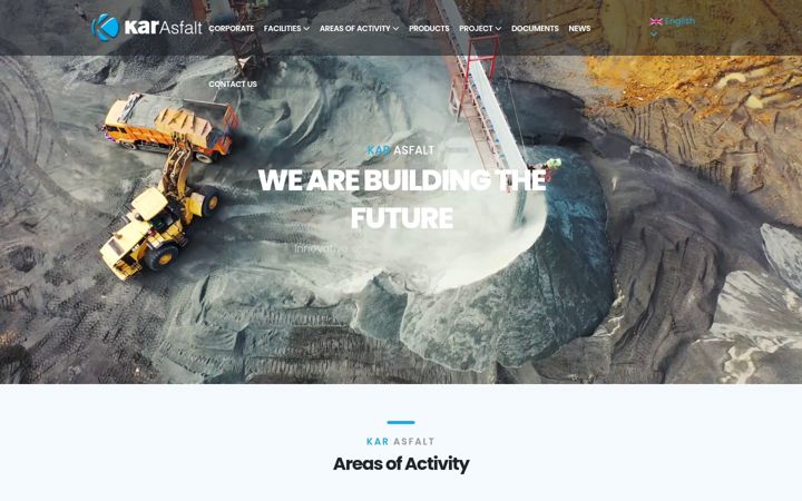 Screenshot of karasfalt.com