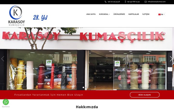 Screenshot of karasoykumas.com