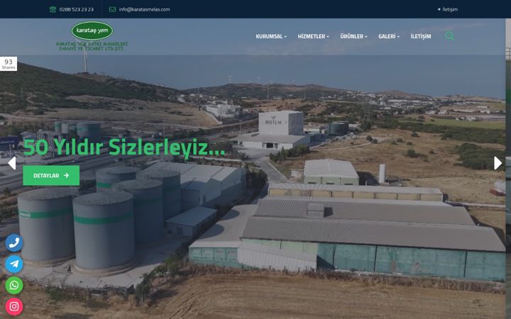 Screenshot of karatasmelas.com