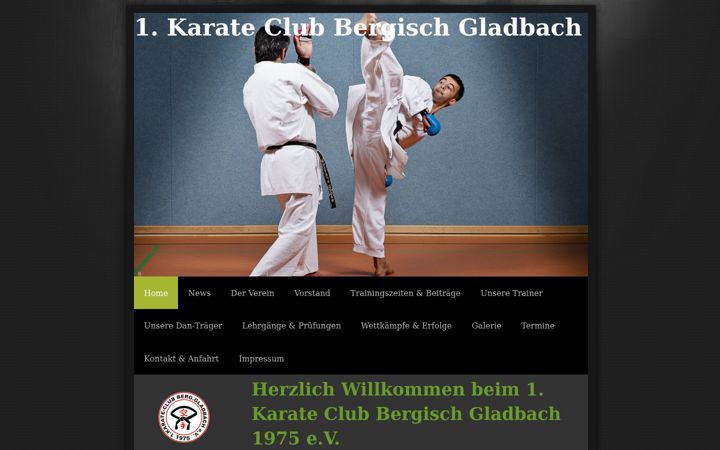 Screenshot of karate-gl.de