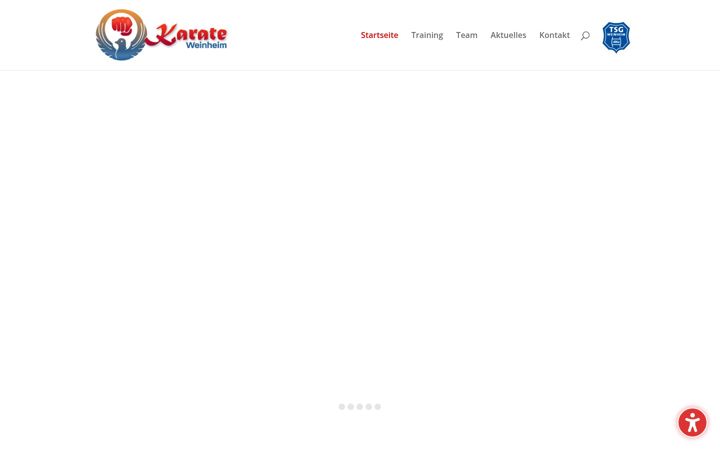 Screenshot of karate-weinheim.de