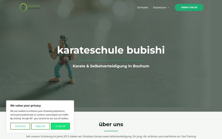 Screenshot of karateverein-bochum.de