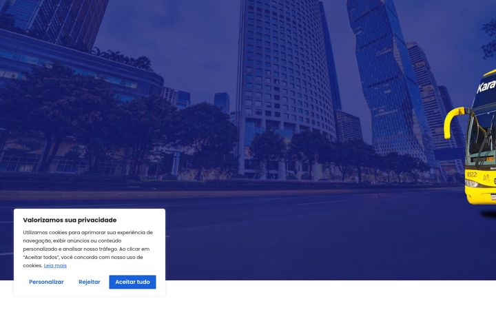 Screenshot of karavanaturismo.com.br
