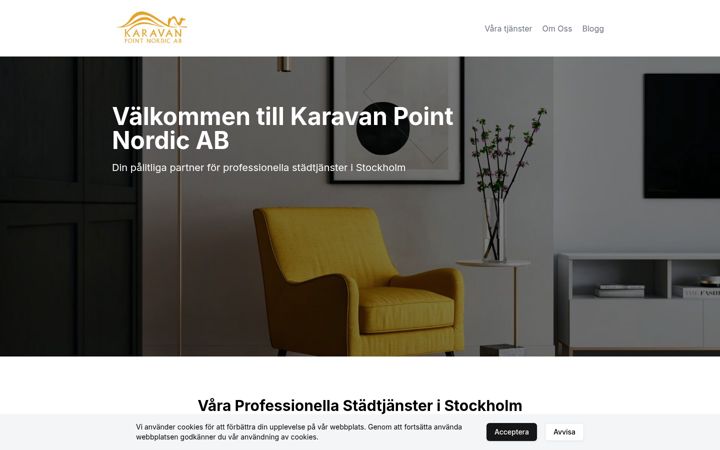 Screenshot of karavanpoint.se