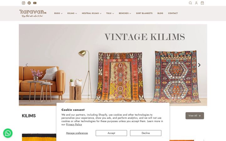Screenshot of karavanrug.com