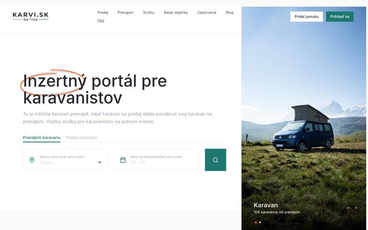 Screenshot of karavanservis.sk