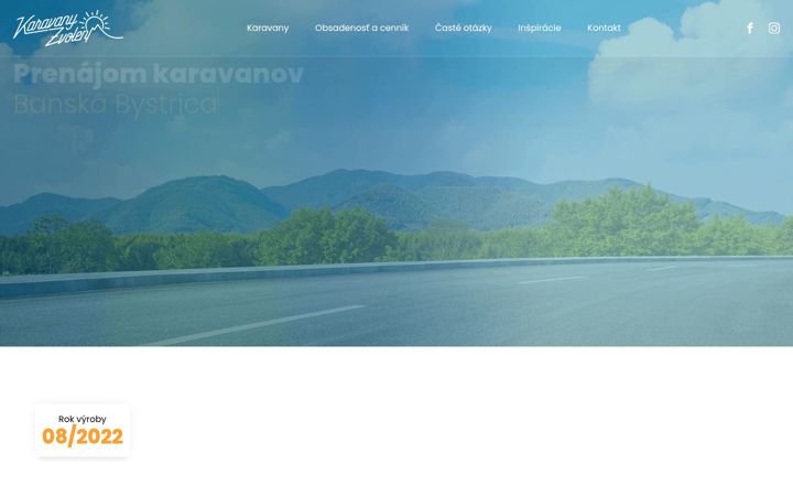 Screenshot of karavanyzvolen.sk