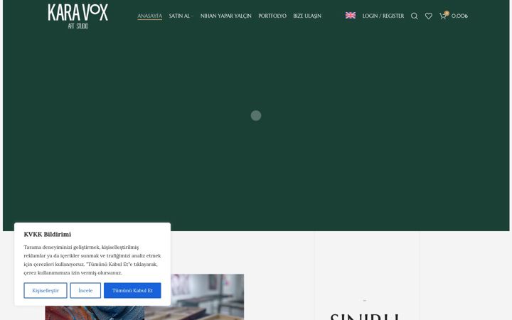 Screenshot of karavox.com