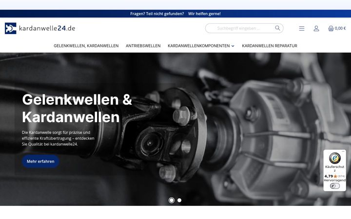 Screenshot of kardanwelle24.de