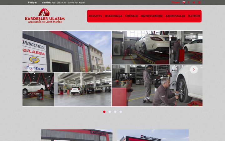 Screenshot of kardeslerulasim.com