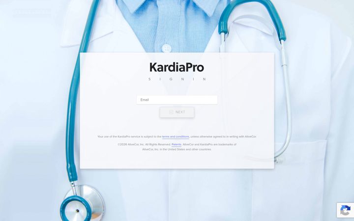 Screenshot of kardiapro.com