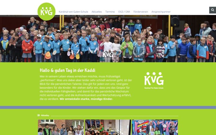 Screenshot of kardinal-von-galen-schule.com