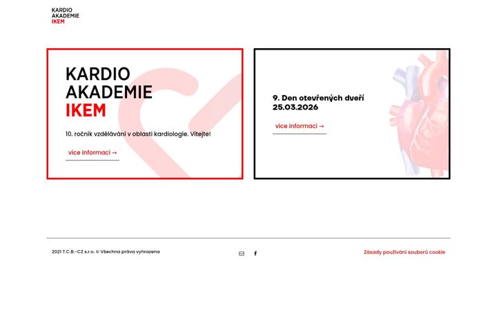 Screenshot of kardioakademie.cz