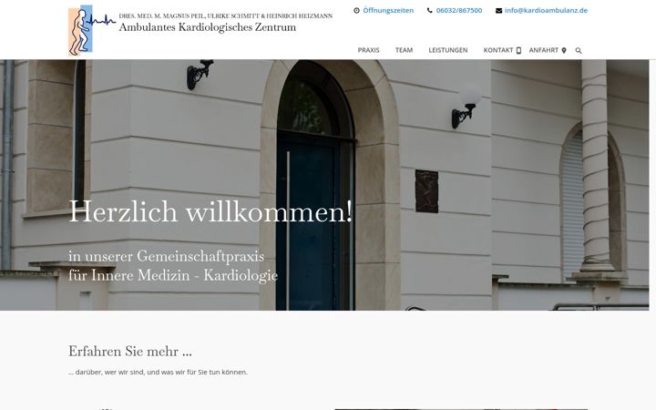 Screenshot of kardioambulanz.de