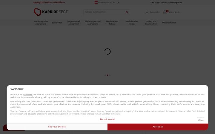 Screenshot of kardiodepot.at