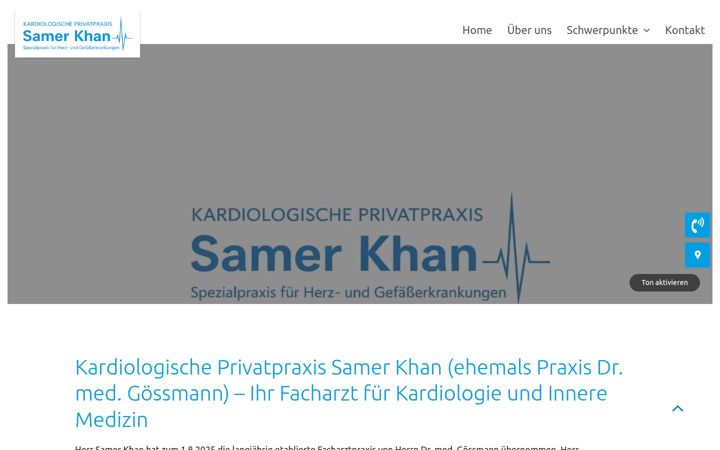 Screenshot of kardiologe-bamberg.de