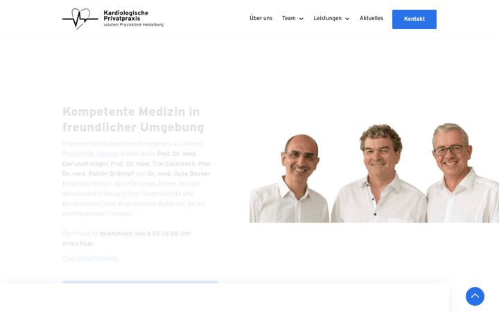 Skærmbillede af kardiologie-heidelberg-bahnstadt.de