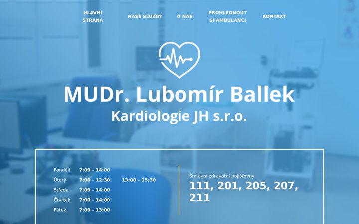 Screenshot of kardiologie-jh.cz
