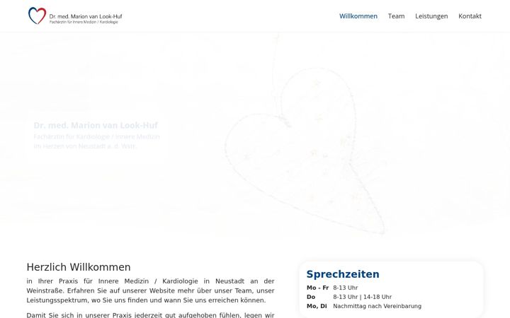 Screenshot of kardiologie-nw.com