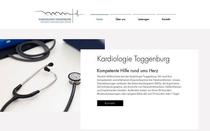 Screenshot of kardiologie-toggenburg.ch