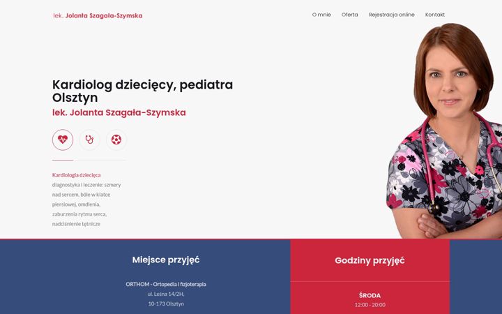 Screenshot of kardiologpediatra.pl