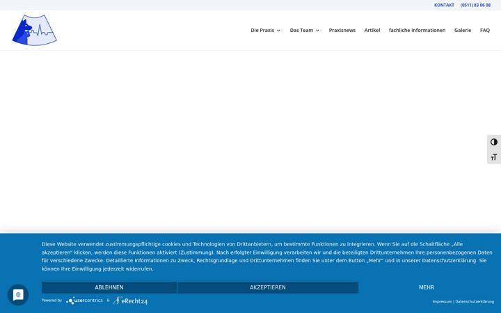 Screenshot of kardiovet.de