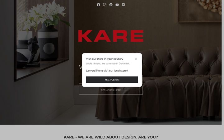 Snímek obrazovky kare-design.com