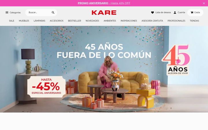Screenshot of kare.es