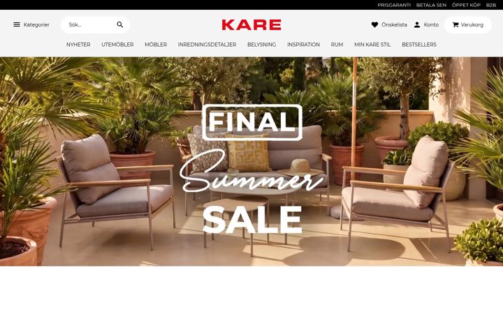 Screenshot of kare24.se