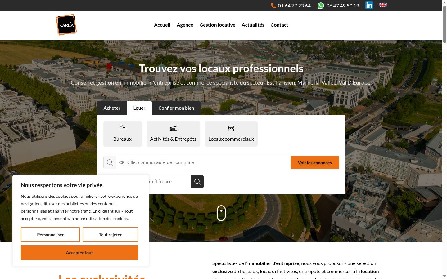 Screenshot tal-banner tal-kunsens muri qabel kwalunkwe interazzjoni