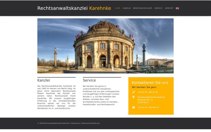 Screenshot of karehnke.de